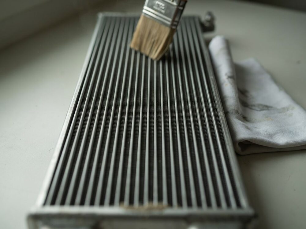 czyszczenie wnętrza grzejnika aluminiowego