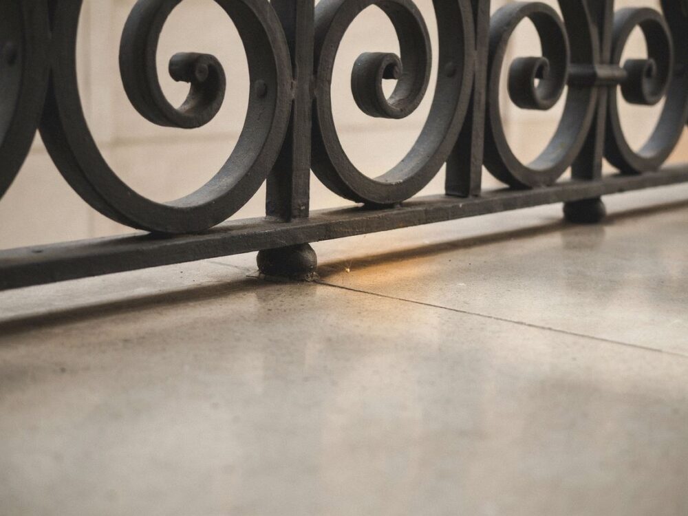 detal balustrady na balkonie